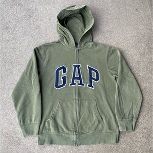 Gap Logo Zip Up Hoodie